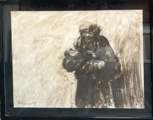 "Offergave (gewassen tekening)"