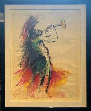 Trompetist (studie 2)