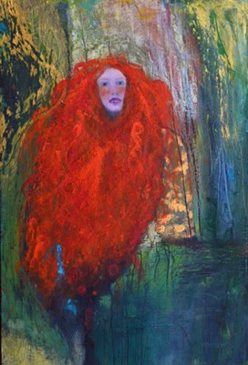 Woman with red hair