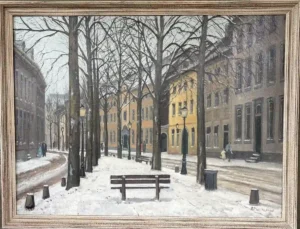 Grote Looierstraat winter - vanaf Fons Olterdissen
